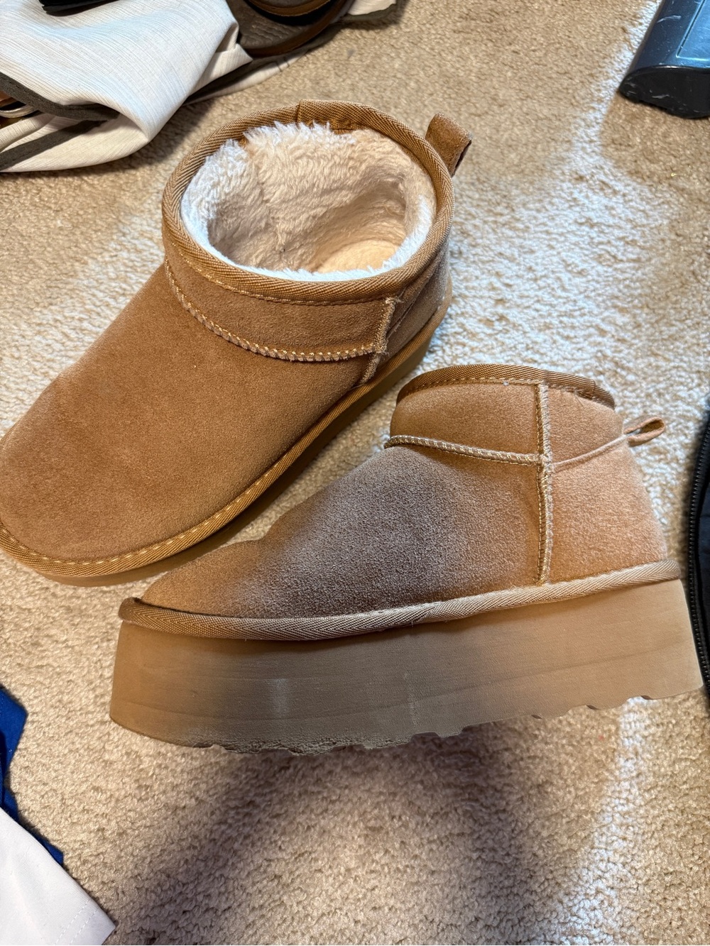 Cushionaire platform boots